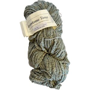 Lot of 2 IRONSTONE Island Cotton Sage Green 8 oz Yarn Skein Boucle Dye Lot 11